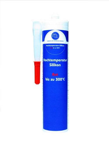 MW Hochtemperatur Silikon Ofen Motor Dichtmasse bis 300°C rot 300ml von Werkstatt-Produkte