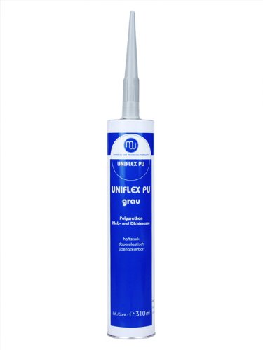 MW Karosserie Dichtmasse Kleb Dichtstoff Masse Uniflex PU grau 360gr von Werkstatt-Produkte