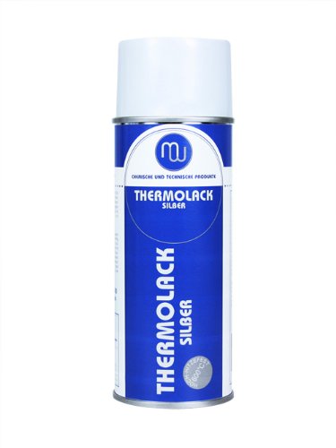 MW Auspufflack Thermolack Motorlack Autolack Spray silber bis 600°C 400ml von Werkstatt-Produkte