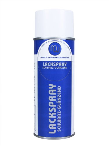MW Schwarz Glänzend Autolack Lackspray Spraydose Felgen 400ml von Boppon