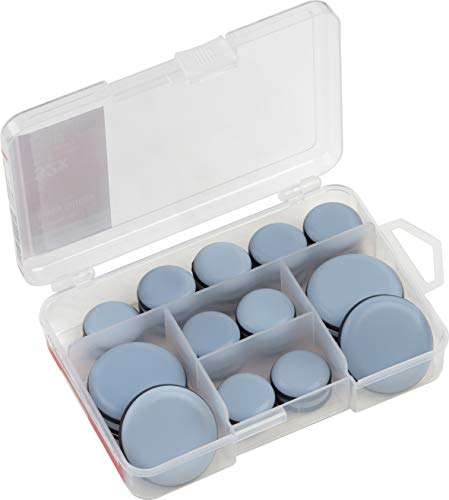 Werkzeyt Easyglider-Sortiment 32-teilig - selbstklebend - PTFE Gleitoberfläche - Für ein leichtes Verschieben schwerer Möbel/Universales Möbelgleiter-Set/Teflongleiter für eine Essgruppe/Grau/647050 Werkzeyt Easyglider-Sortiment 32-teilig - selbstklebend - PTFE Gleitoberfläche - Für ein leichtes Verschieben schwerer Möbel/Universales Möbelgleiter-Set/Teflongleiter für eine Essgruppe/Grau/647050 von Werkzeyt