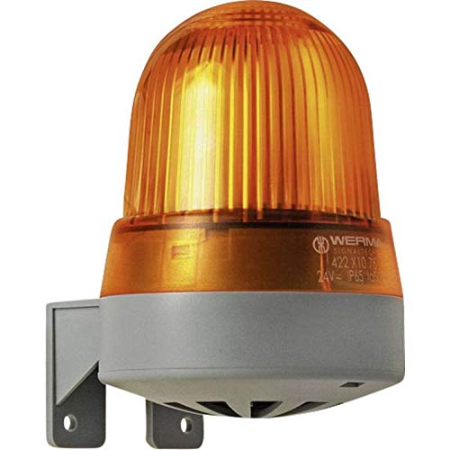Werma Signaltechnik Kombi-Signalgeber 423.310.75 Gelb Blitzlicht 24 V/AC, 24 V/DC 92 dB von Werma Signaltechnik