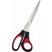 WEDO Schere 97610 25,5cm Edelstahl Softgriff schwarz/rot von WEDO