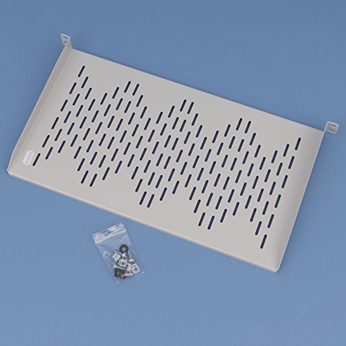 19" Fachboden 1 HE für Netzwerkschrank 250mm tief, bis 16kg, RAL 7035, Lochblech 19" Fachboden 1 HE für Netzwerkschrank 250mm tief, bis 16kg, RAL 7035, Lochblech von Werner GmbH