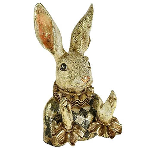 Werner Voss GmbH Außergewöhnliche Hasenbüste zur Dekoration in Creme Gold von Werner Voss GmbH