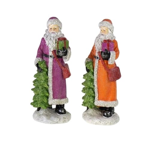 Werner Voß Weihnachtsmann Figur Classic X-Mas Kollektion - Handbemalt aus Polyresin, ca. 23 cm hoch - Dekoration in Magenta oder Orange, zufällige Farbauswahl Werner Voß Weihnachtsmann Figur Classic X-Mas Kollektion - Handbemalt aus Polyresin, ca. 23 cm hoch - Dekoration in Magenta oder Orange, zufällige Farbauswahl von Werner Voss GmbH