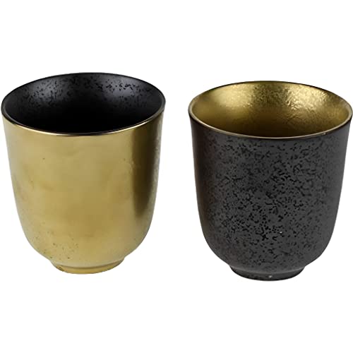 Werner Voss GmbH Becher Ceylon Schwarz Gold 8cm, 2 St. von Werner Voss GmbH