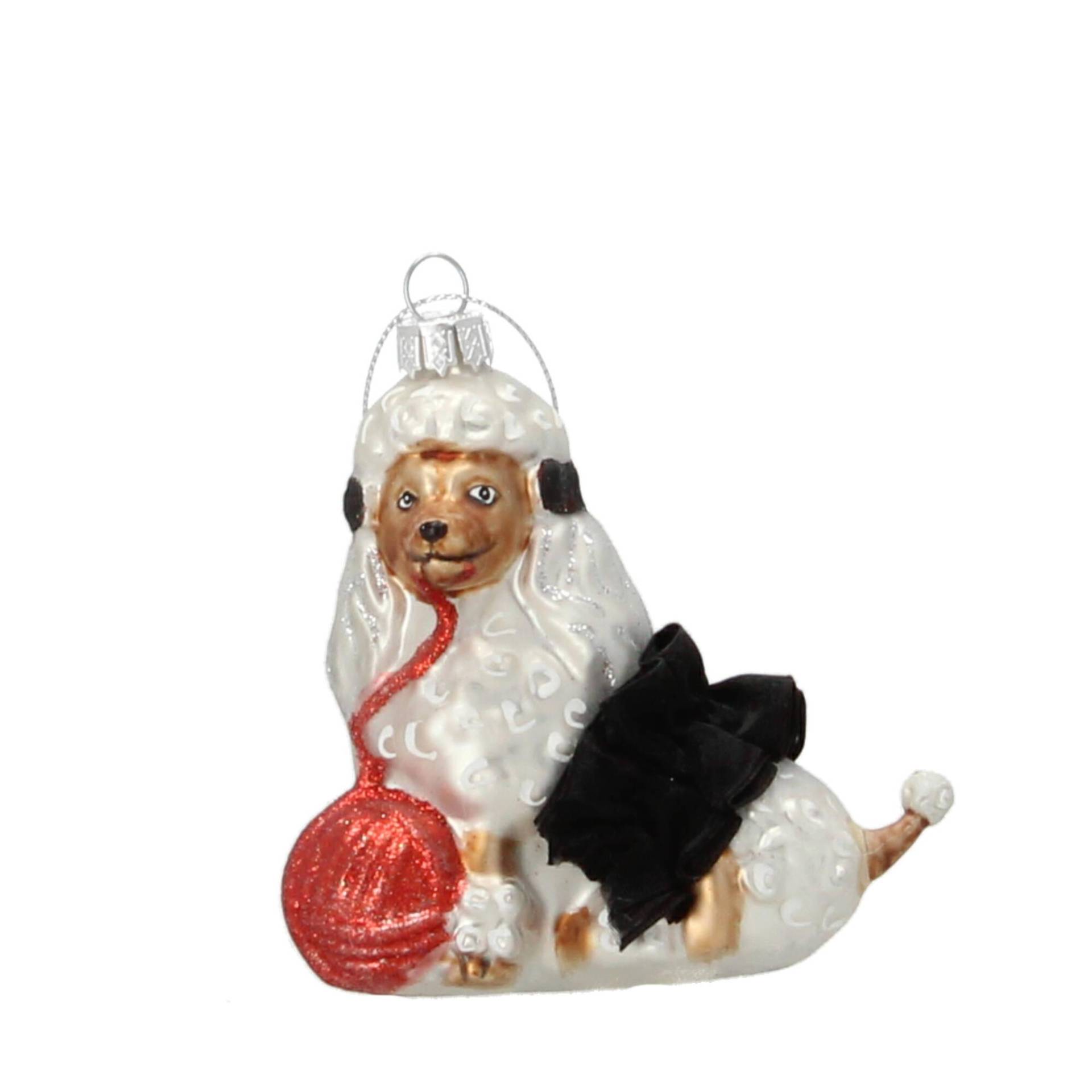 Werner Voß Christbaumschmuck Pudel m. Wolknäuel von Werner Voß GmbH Handel & Marketing
