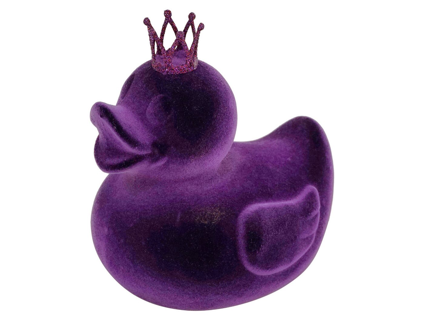 Werner Voß Dekofigur Ente mit Krone lila 19x15x21 cm Werner Voß Dekofigur Ente mit Krone lila 19x15x21 cm von Werner Voß