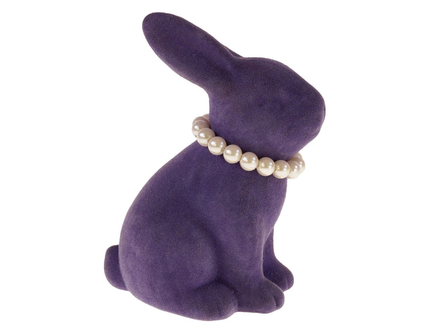Werner Voß Dekofigur Hase mit Perlenkette violett 9,2x6,5x13cm Werner Voß Dekofigur Hase mit Perlenkette violett 9,2x6,5x13cm von Werner Voß