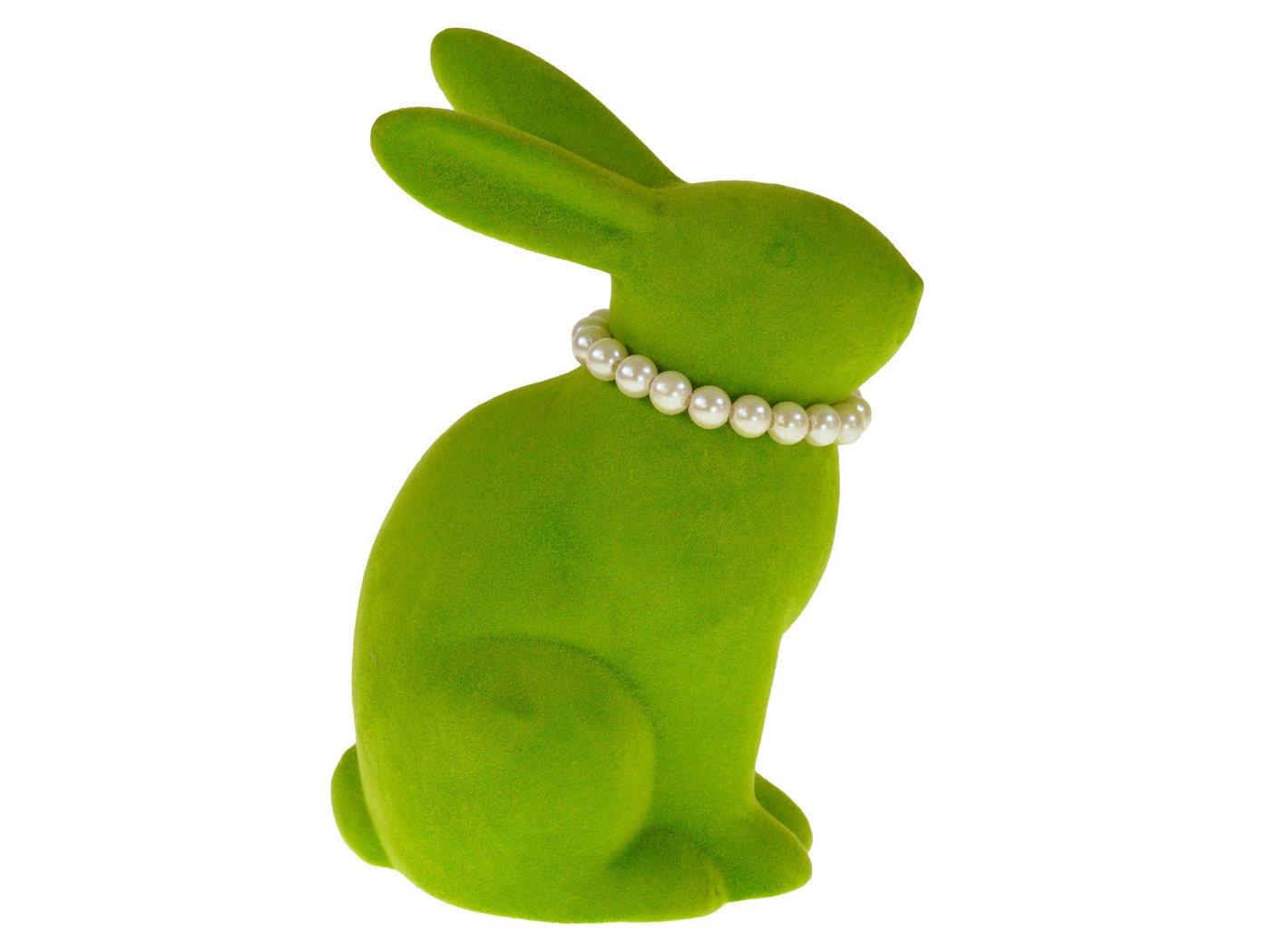 Werner Voß Dekofigur Voß Hase mit Perlenkette grün 11,5x8x16cm Werner Voß Dekofigur Voß Hase mit Perlenkette grün 11,5x8x16cm von Werner Voß