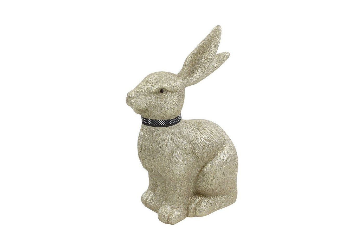 Werner Voß Osterhase Glimmerhase Giant Rabbit, gold Kunststoff, H. 76 cm von Werner Voß