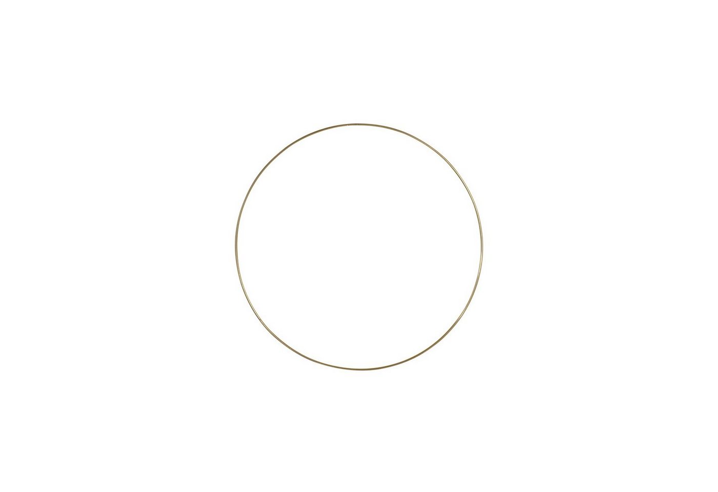 Werner Voß Wanddekoobjekt Deko-Ring Hoop, gold Metall, Durchmesser 50 cm von Werner Voß