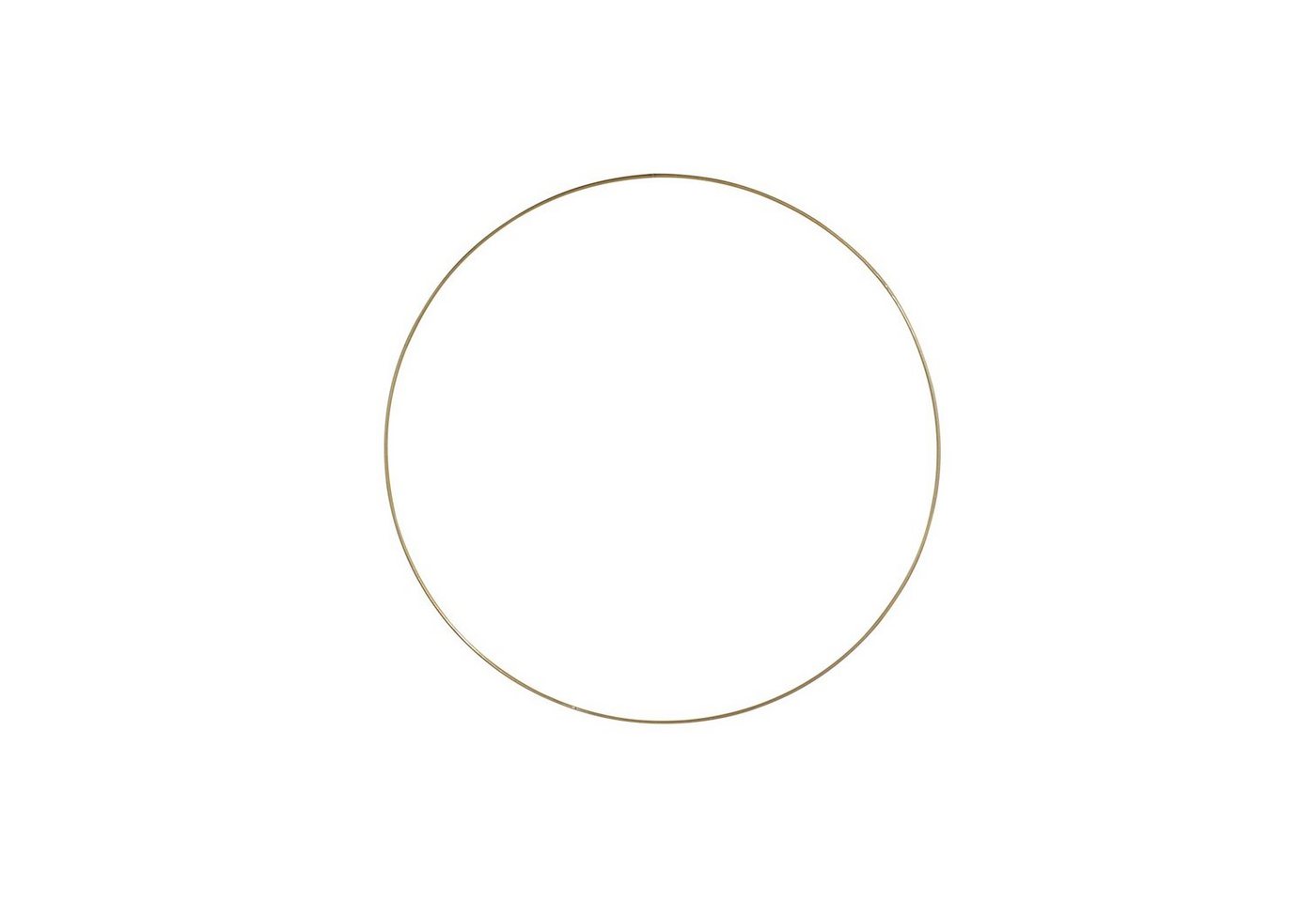 Werner Voß Wanddekoobjekt Deko-Ring Hoop, gold Metall, Durchmesser 60 cm von Werner Voß