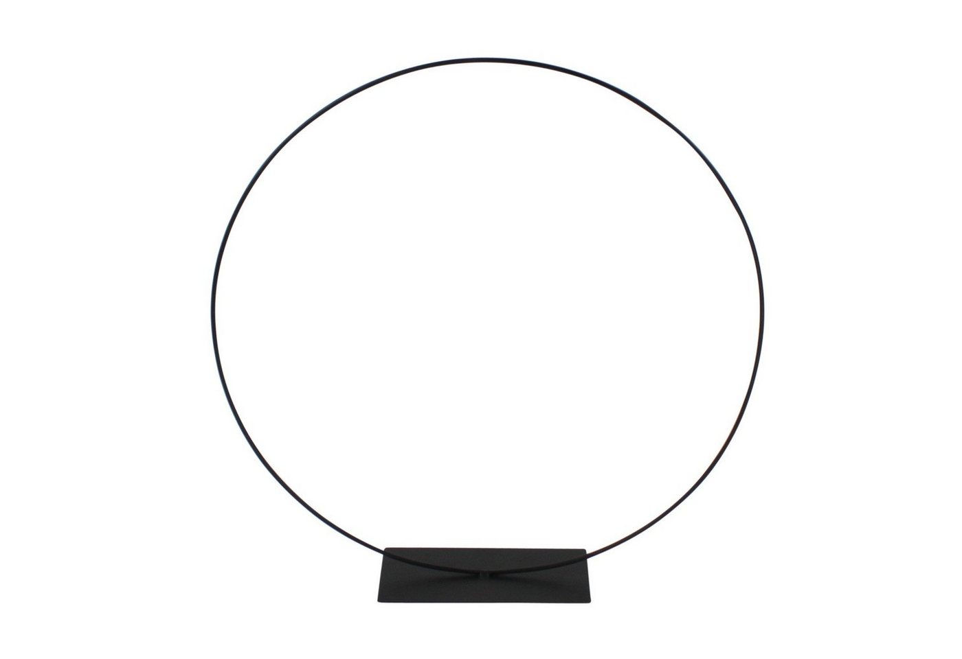 Werner Voß Wanddekoobjekt Dekoring Hoop, stehend schwarz, Metall, Durchmesser 40 cm von Werner Voß