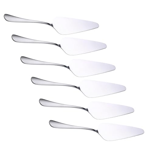Werownsgso 6 Stück Kuchenheber Tortenheber Edelstahl Kuchenschaufel Gezackter Pizzaheber Tortenschaufel Set für Küche Restaurants Hochzeiten Partys Werownsgso 6 Stück Kuchenheber Tortenheber Edelstahl Kuchenschaufel Gezackter Pizzaheber Tortenschaufel Set für Küche Restaurants Hochzeiten Partys von Werownsgso