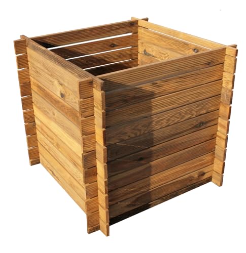 Komposter Kompostbehälter Holzkomposter Hochbeet Garten 85x85x75 cm Werth-Holz von Werth-Holz