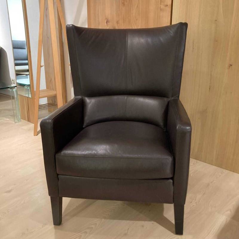 Sessel Premio Braun Leder L7038D Silk Braun von Werther