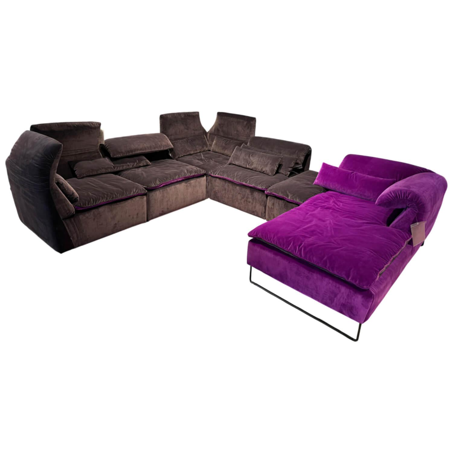 Sofa Elements Frei Kombinierbar Stoff Bicolor Lila Schwarz 7832-095 7832088 Sofa Elements Frei Kombinierbar Stoff Bicolor Lila Schwarz 7832-095 7832088 von Werther