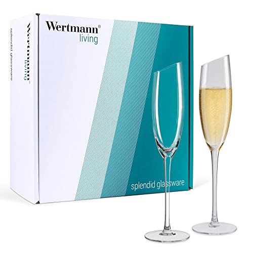 Wertmann Living 2er Set Gläser Sekt - besondere Form mit schrägem Rand Wertmann Living 2er Set Gläser Sekt - besondere Form mit schrägem Rand von Wertmann Living