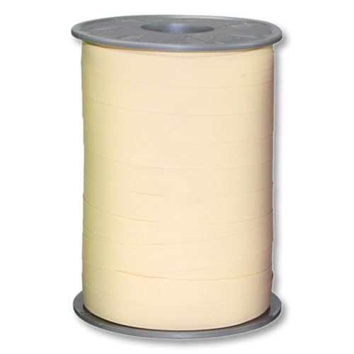 Ringelband OPAK, Geschenkband, Polyband, Creme, matt, 10 mm x 200 m, 1 Rolle(n) von Wertpack