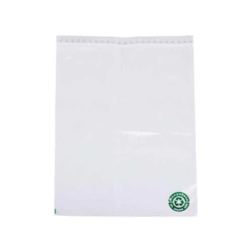Druckverschlussbeutel 400 x 600 mm rLDPE 90 my mit Recyclingzeichen, 250 Stück Druckverschlussbeutel 400 x 600 mm rLDPE 90 my mit Recyclingzeichen, 250 Stück von Wertpack