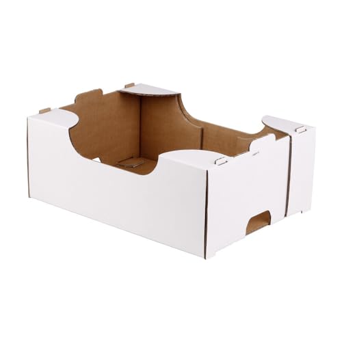 Obstflachsteigen 5 kg weiß, 40 x 30 x 15 cm, 10 Stück von Wertpack