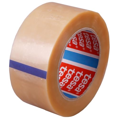 tesapack 4122 PVC Gefahrgut-Klebeband, Verpackungsklebeband, Paketband, PVC, Naturkautschukklebmasse, Transparent, 88 my Stärke, 50 mm x 66 m (Breite x Länge), 6 Rolle(n) von Wertpack