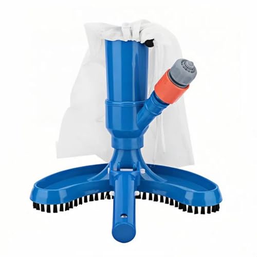 Poolsauger - Tragbarer Poolsauger - Jet Cleaner mit Kordelzug Netzbeutel Ideal für Schwimmbad Spa Brunnen und Teich - Entfernt Blätter und Schmutz leicht von Werwing