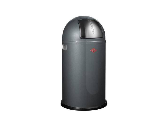 WESCO Mülleimer Wesco Mülleimer Pushboy 50 Liter - Graphit, grau von Wesco