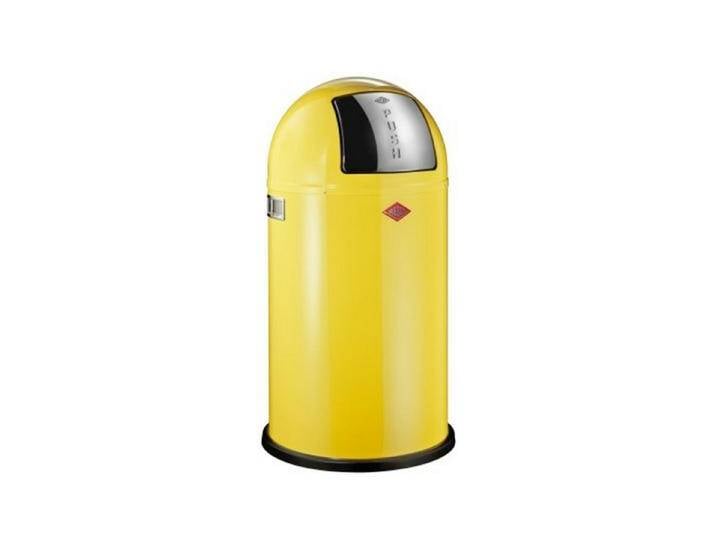WESCO Mülleimer Wesco Mülleimer Pushboy 50 Liter - Zitronengelb, gelb von Wesco