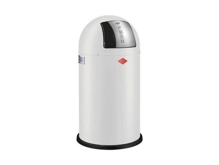 Wesco ABFALLSAMMLER PUSHBOY, Weiß, Edelstahl, Metall, 50 L, 75.5 cm, Made in Germany, Küchen, Küchenausstattung, Mülleimer Wesco ABFALLSAMMLER PUSHBOY, Weiß, Edelstahl, Metall, 50 L, 75.5 cm, Made in Germany, Küchen, Küchenausstattung, Mülleimer von Wesco