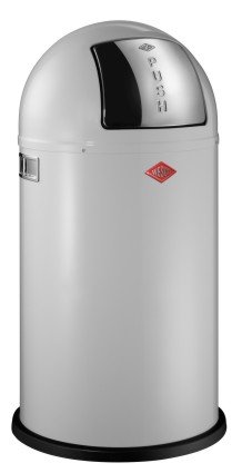 Wesco Abfallsammler Pushboy in weiß von Wesco