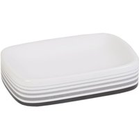 Wesco - Villa Keramik / Edelstahl Seifenschale Seifenablage Seifenhalter weiß neu von Wesco