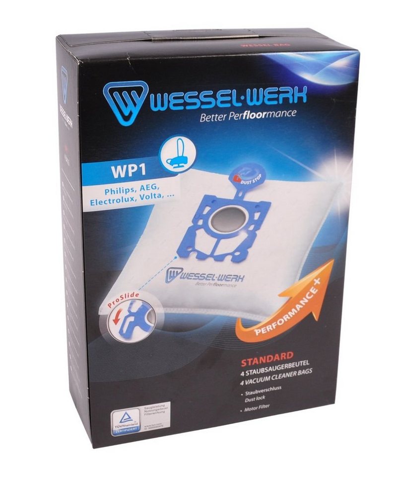 Wessel-Werk Staubsaugerbeutel 4 x WP1 = Swirl PH86 Staubsaugerbeutel Philips AEG Electrolux Hanseati Wessel-Werk Staubsaugerbeutel 4 x WP1 = Swirl PH86 Staubsaugerbeutel Philips AEG Electrolux Hanseati von Wessel-Werk