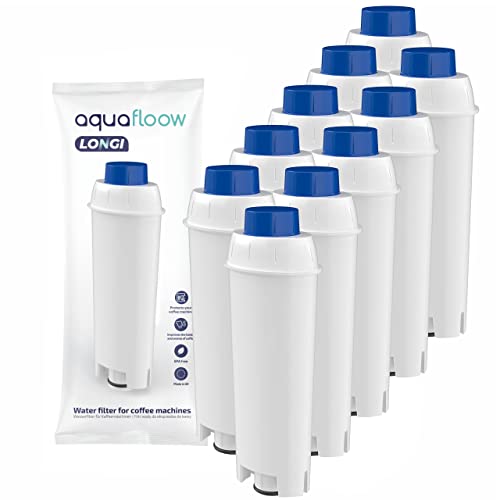 Aquafloow Wasserfilter Ersatz für DeLonghi DLSC002, SER3017 & 5513292811 Kaffeemaschinen - einschließlich Versionen der ECAM, ESAM, ETAM Serie (10er Pack) von Wessper