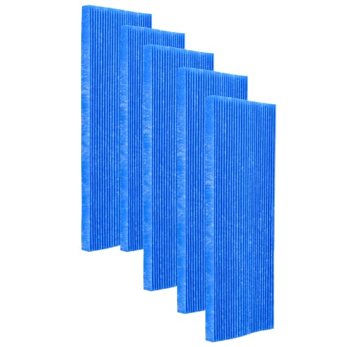 Filterset Für Luftreiniger Daikin MCK75, MC70L | 5 Stück Filter Falten, Weiss-blau, Doppelschichtig | Hohe Qualität Und Effizienz Ersatz Von Filter: KAC998A4E, KAC017A4E von Wessper