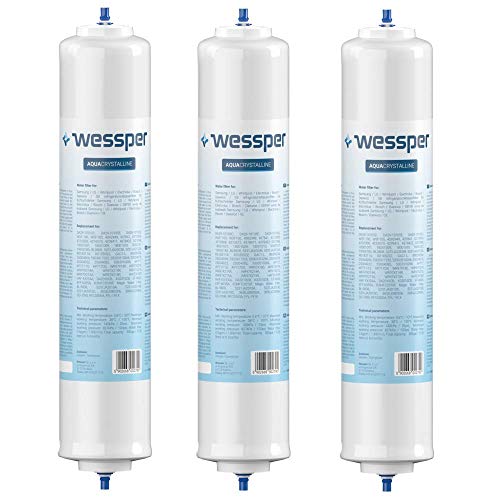 Kühlschrank Wasserfilter Ersatz für Samsung Side By Side, LG, AEG, HAIER, Whirpool, DA29-10105J, HAFEX/EXP, DA99-02131B, WSF-100, EF9603, USC-100, 3 Stück von Wessper