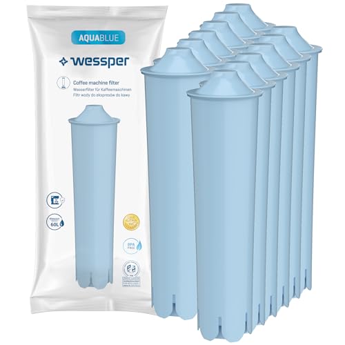 Wasserfilter Ersatz für Kaffeemaschinen Jura Blue 12 Stück | Kompatibel mit für Jura 71312 Blue, GIGA, ENA, Micro, IMPRESSA Kaffeevollautomaten von Wessper