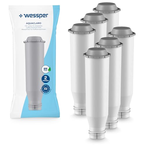 Wasserfilter kompatibel mit Krups F088 F 088, passt viele Modelle von Krups, Siemens, Bosch, AEG, Tefal, Neff, Gaggenau (6er Pack) von Wessper