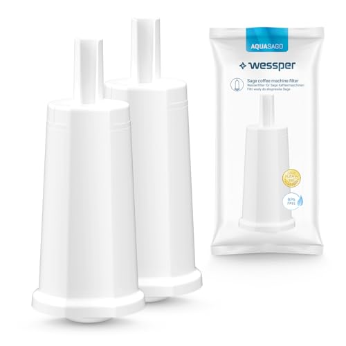 Wessper 2 Stück Wasserfilter für Sage Kaffeemaschinen | Barista Zubehör Ersatz für Sage, Sage Barista Express Pro SES008, SES875,BES920, SES980, SES990, SES810, BES811, SES878, SES880 Wessper 2 Stück Wasserfilter für Sage Kaffeemaschinen | Barista Zubehör Ersatz für Sage, Sage Barista Express Pro SES008, SES875,BES920, SES980, SES990, SES810, BES811, SES878, SES880 von Wessper
