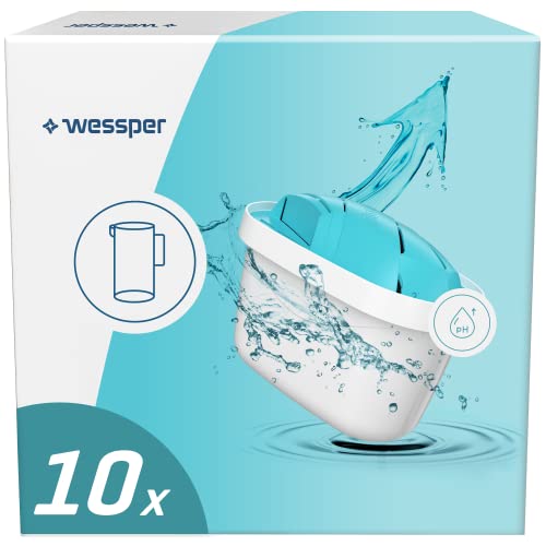 Wessper Alkalisches Wasser-Alkalische Wasserfilter Kartusche, hoher pH-Wert, Pack 10 von Wessper