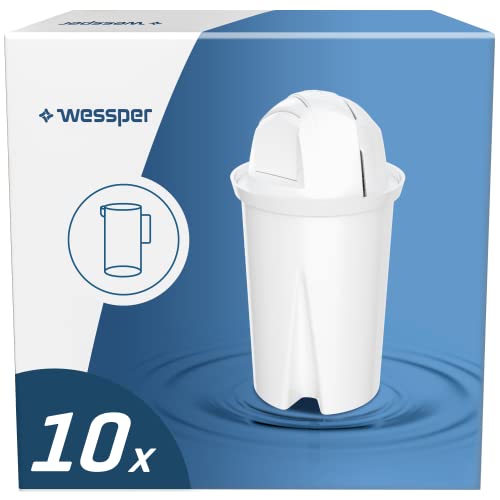 Wessper AquaClassic Filterkartuschen kompatibel mit Brita Classic, Dafi Classic – 10er Pack von Wessper