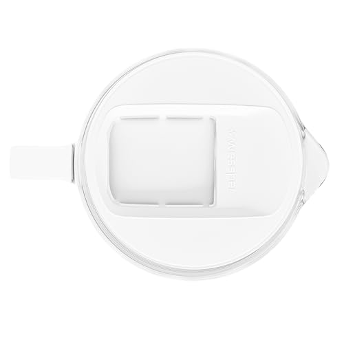 Wessper Ersatz-Deckel für Wasserfilter Kanne Wasserkaraffe | Weiß Kannendeckel kompatibel mit Wessper Filterkanne BASIC & CRYSTALLINE - AquaClassic/AquaMAX | Ersatzteil für Kunststoff & Glaskanne von Wessper