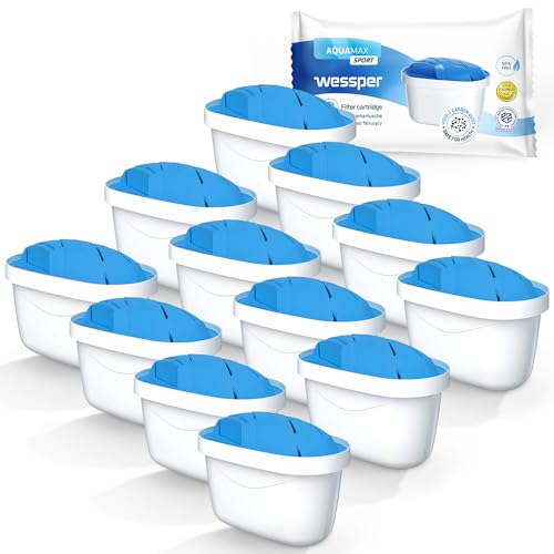 Wessper Pack 12 Sport Wasserfilter | Kartuschen Ersatz für Dafi Unimax Aquaphor A5 BRITA Maxtra+ PHILIPS AWP212/10 Wasserfilterkartuschen Wessper Pack 12 Sport Wasserfilter | Kartuschen Ersatz für Dafi Unimax Aquaphor A5 BRITA Maxtra+ PHILIPS AWP212/10 Wasserfilterkartuschen von Wessper