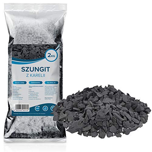 Wessper Schungit Rohsteine, 2 kg, Wassersteine, Shungit Wasserenergetisierung von Wessper