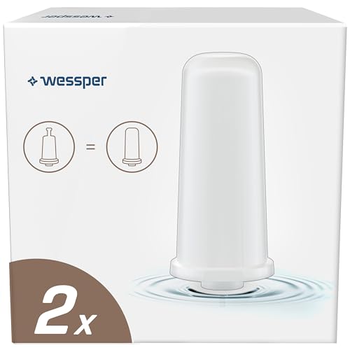 Wessper Wasserfilter Kartuschen für Kaffeemaschinen, Water Filter Kaffeevollautomaten, Filterpatronen Kompatibel mit Sage Barista Touch Express SES880, SES875 – 2 Stück von Wessper