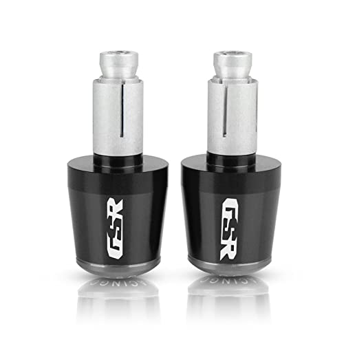 7/8 "22 Mm Für SUZUKI GSR 400 2008-2012 GSR 600 2006-2011 GSR 750 2011-2018 Motorrad Lenkerendgriffe Endhandkappe(Black-Gray) von WestCH