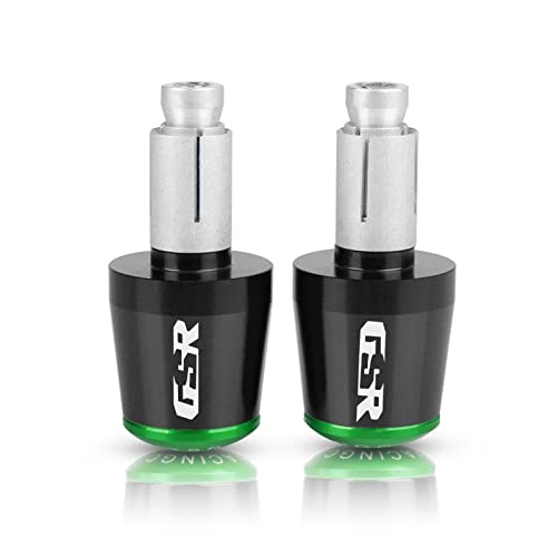 7/8 "22 Mm Für SUZUKI GSR 400 2008-2012 GSR 600 2006-2011 GSR 750 2011-2018 Motorrad Lenkerendgriffe Endhandkappe(Black-Green) von WestCH