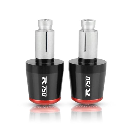 7/8 "22mm Motorrad Lenker Griffe Enden Griff Bar Kappe End Stecker Für Suzuki GSXR 750 GSX-R750 GSX R 750 GSX-R 750 1989-2022 2019(Black-Red) von WestCH